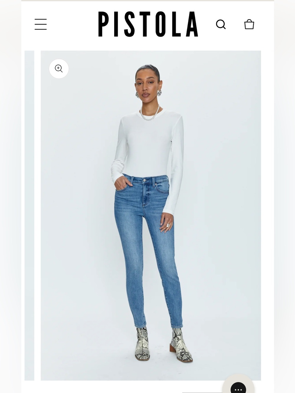 Pistola Jeans Light Wash ankle / cropped pants